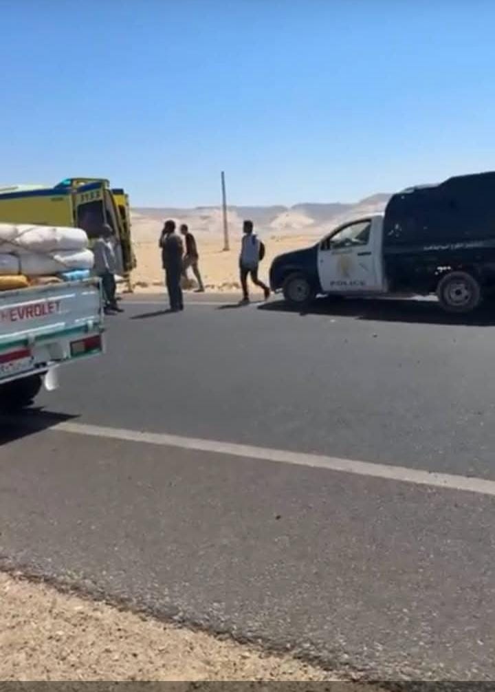 انقلاب سيارة ميكروباص 