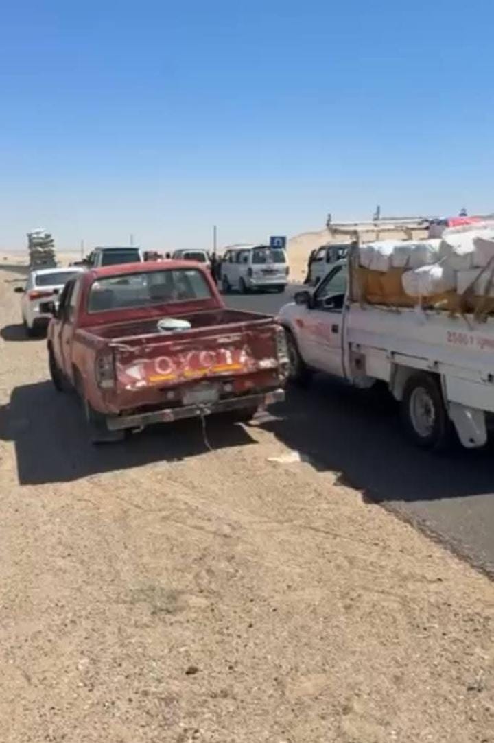 انقلاب سيارة ميكروباص 