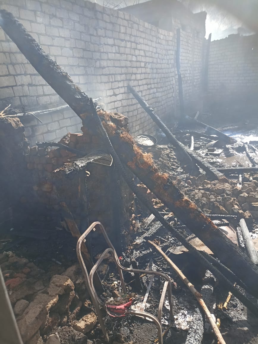 السيطرة على حريق في 5 أحواش