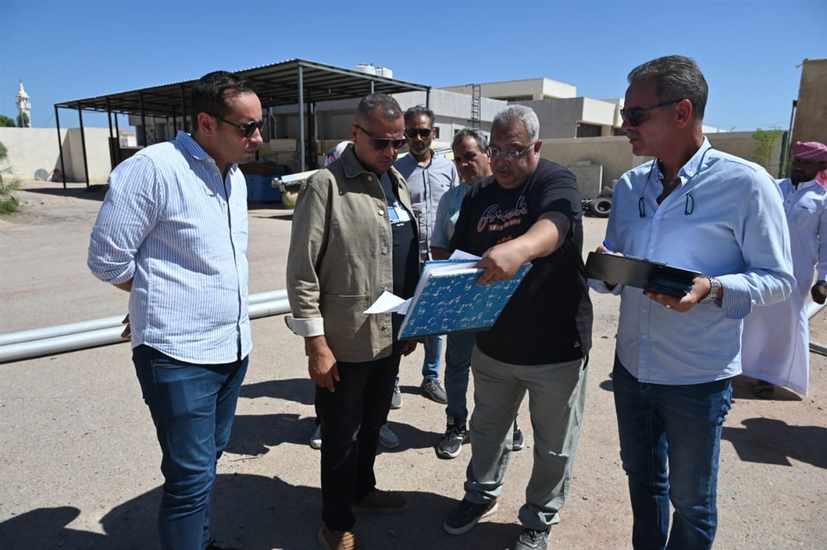 محافظ جنوب سيناء يتفقد مدينة نويبع 