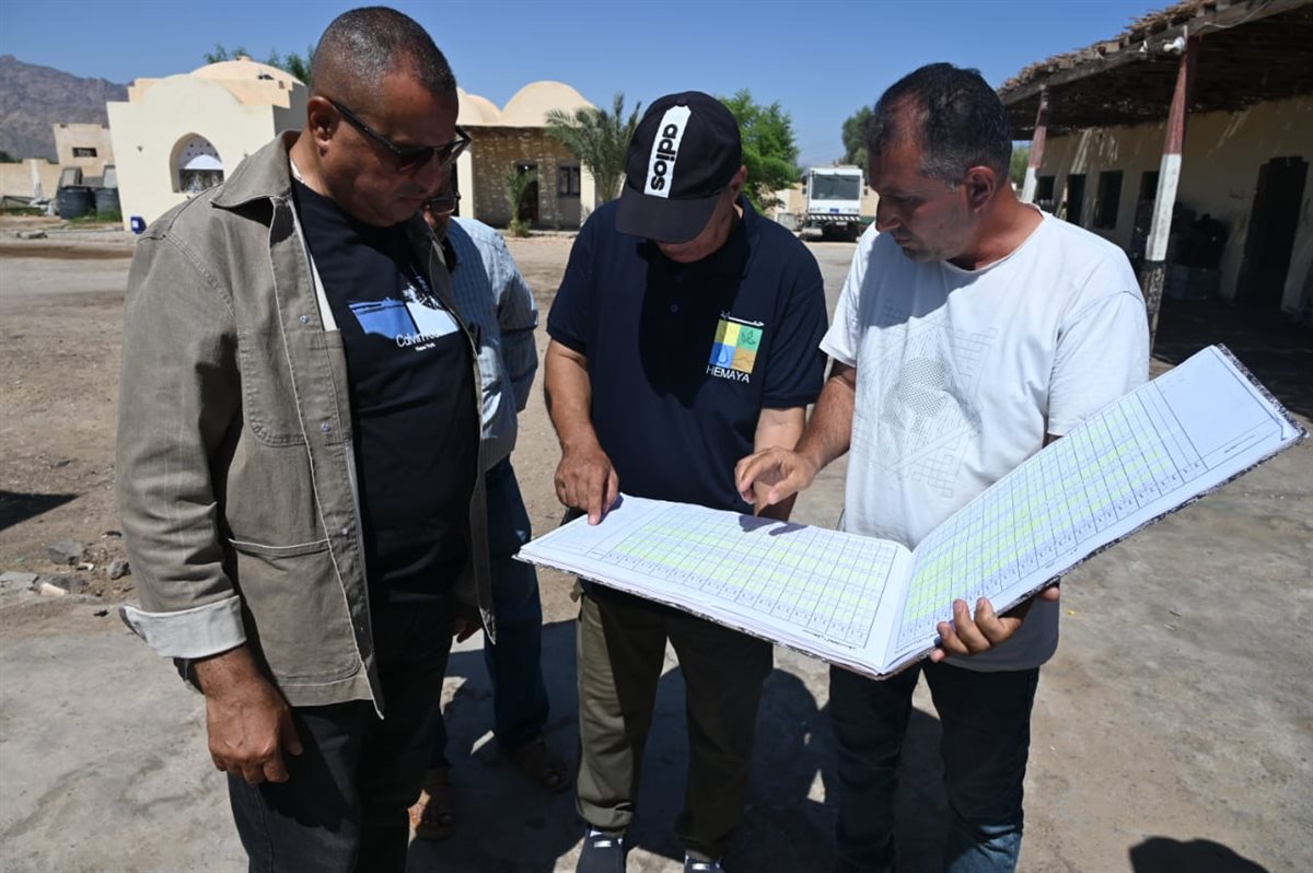 محافظ جنوب سيناء يتفقد مدينة نويبع 