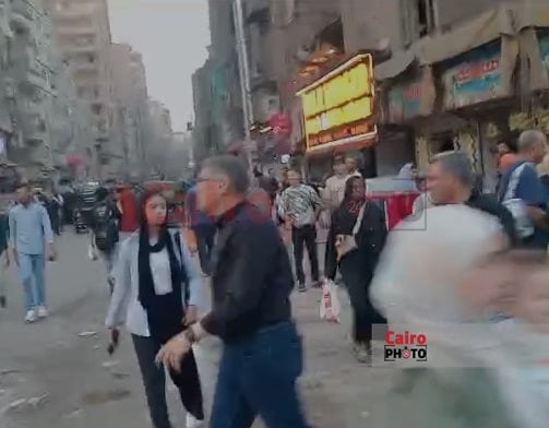 محافظ الجيزة خلال جولته المفاجئة بالطوابق