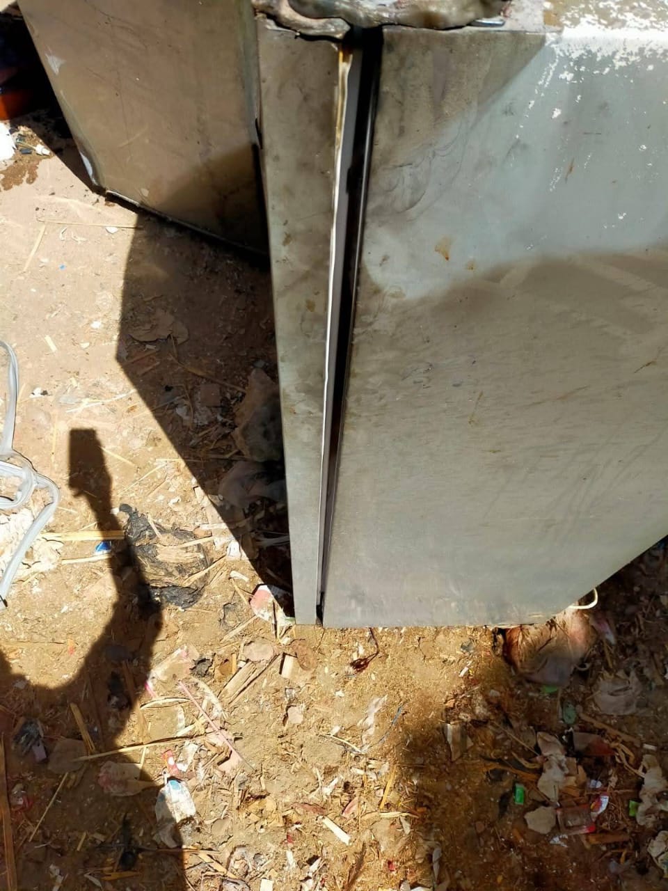 النيران التهمت المكان 