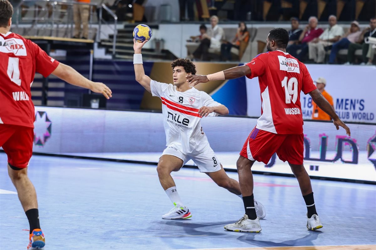 مباراة يد الزمالك والشارقة الإماراتي (3)