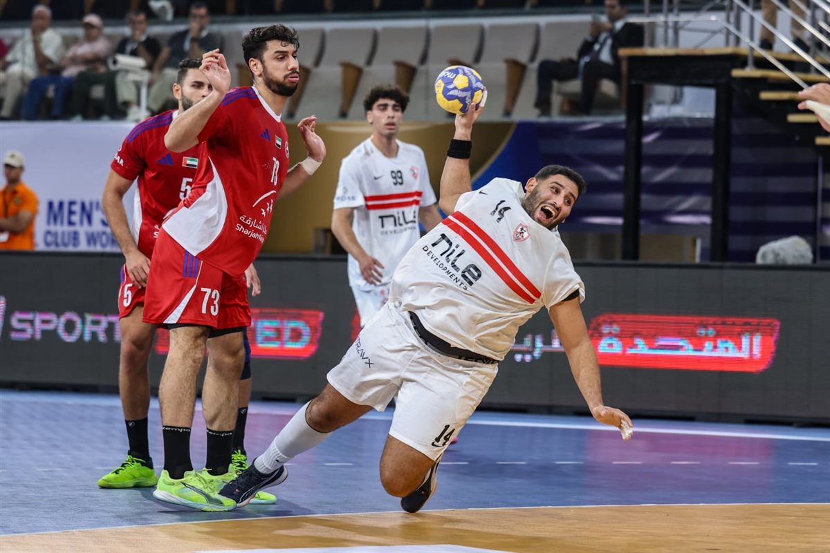 مباراة يد الزمالك والشارقة الإماراتي (4)