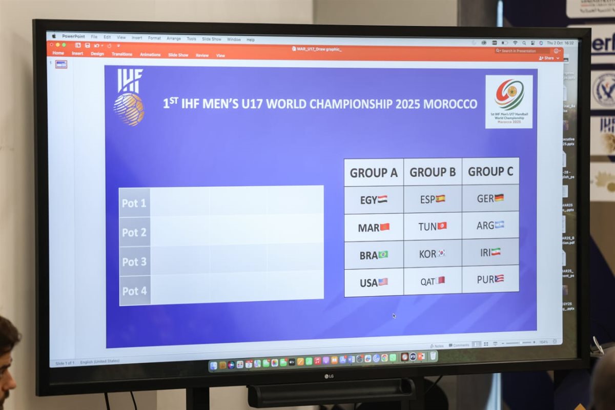 مراسم قرعة كأس العالم لليد تحت 17 عاما