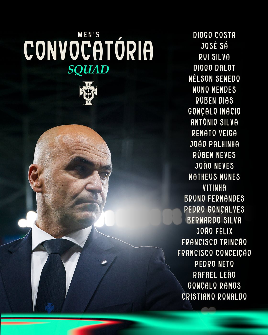 قائمة منتخب البرتغال  في معسكر أكتوبر