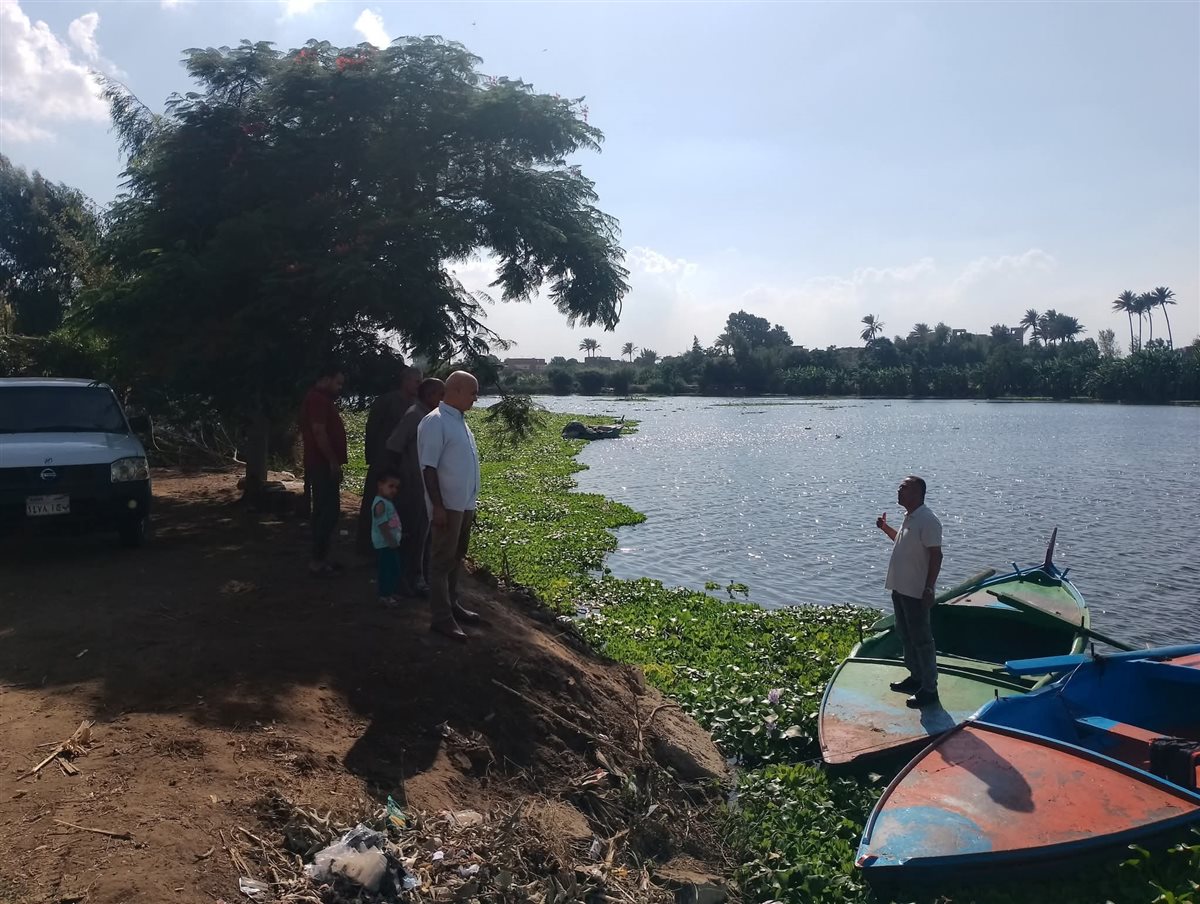 متابعة ميدانية للقرى الواقعة على فرع النيل بإيتاي البارود