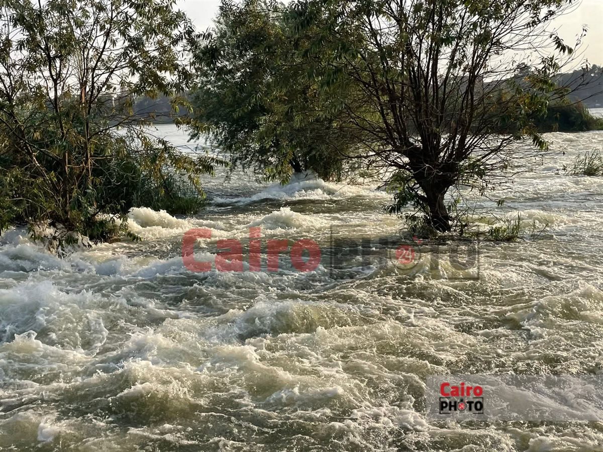 جانب من ارتفاع منسوب المياه