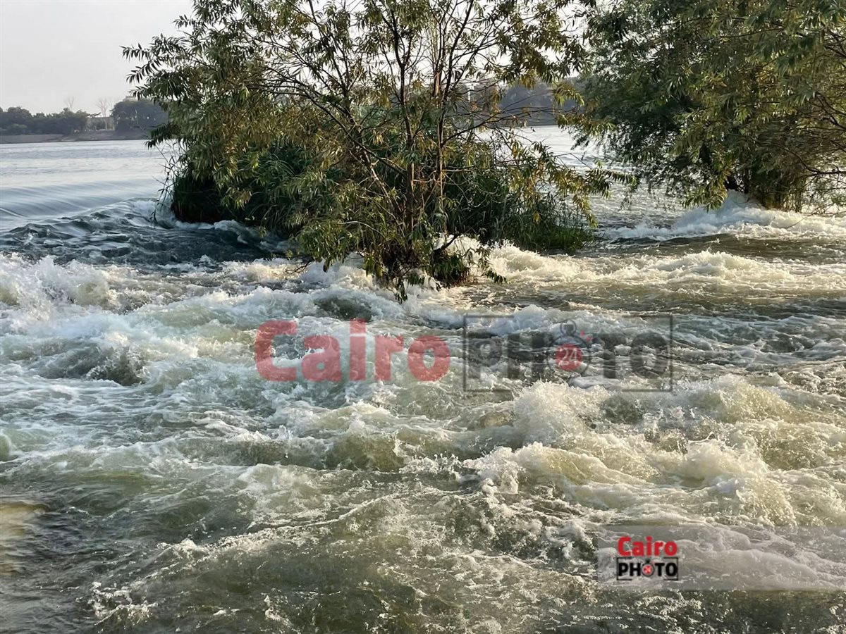 جانب من ارتفاع منسوب المياه