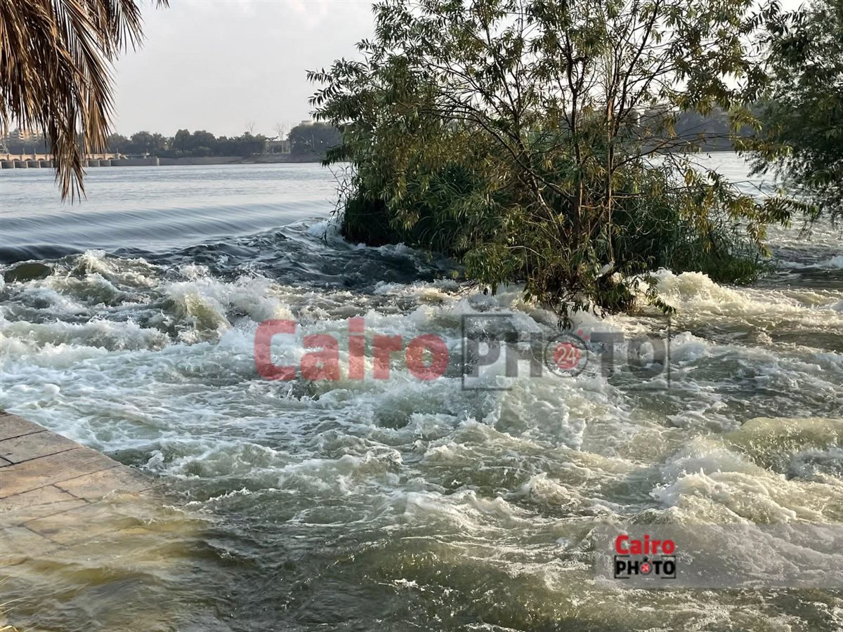 جانب من ارتفاع منسوب المياه