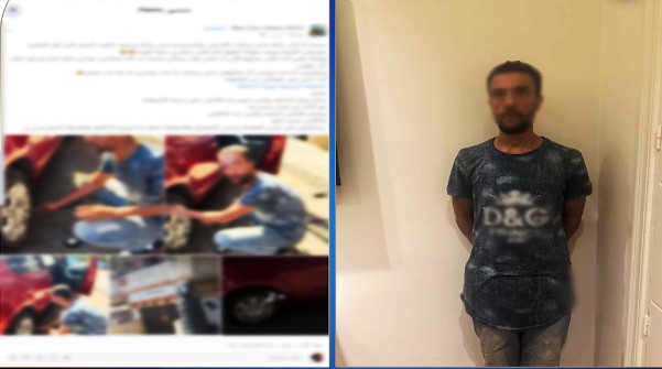 القبض علي عامل ورشة إصلاح سيارات لقيامه بتفريغ الهواء من سيارة سيدة بالإسكندرية