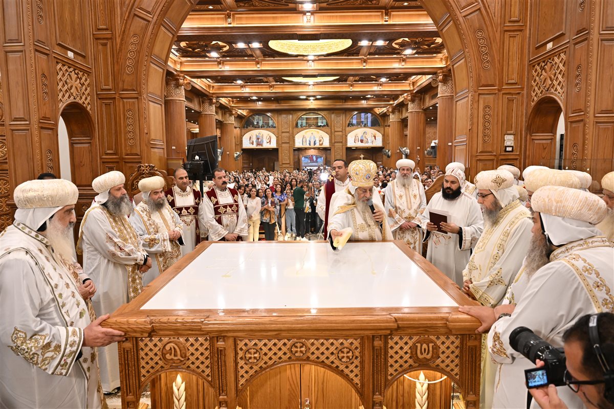 تدشين كاتدرائية مارمرقس بحضور البابا تواضروس