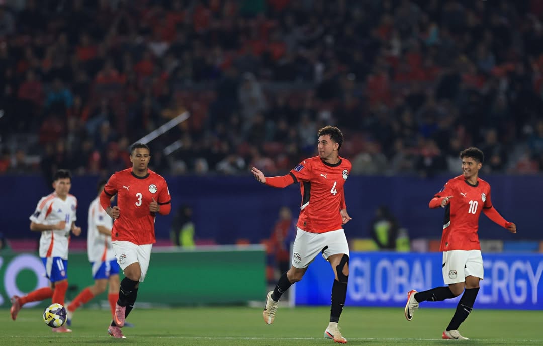 <strong>مباراة مصر وتشيلي في الجولة الأخيرة بدور المجموعات لبطولة كأس العالم للشباب 2025</strong>