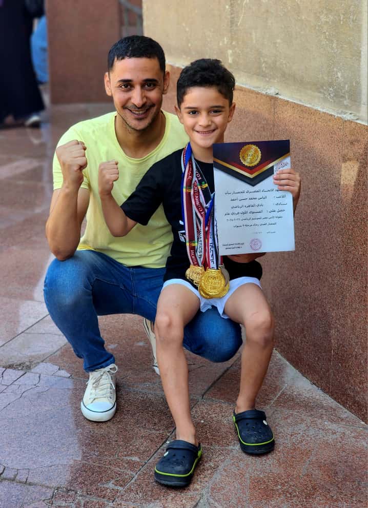 إلياس حجاج يحصد ذهبية بطولة كأس مصر للجمباز تحت 9 سنوات