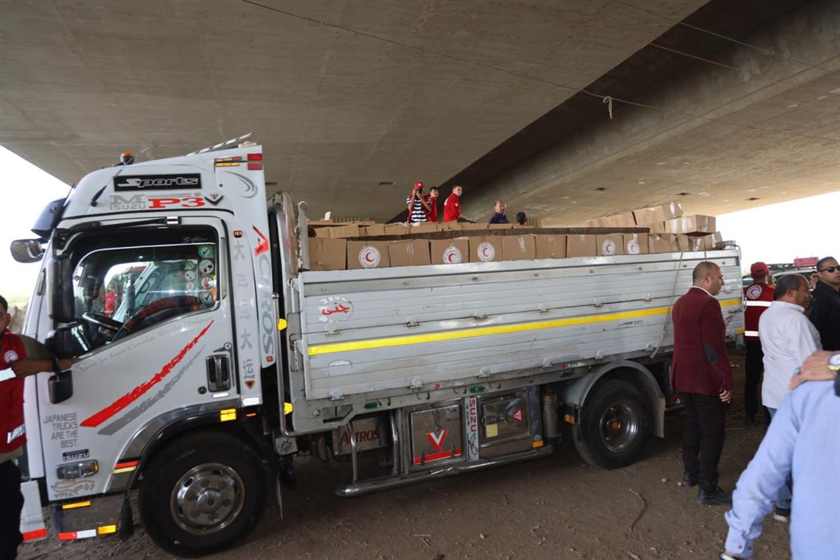 قوافل طبية وغذائية ودعم عاجل للأسر المتضررة من فيضان النيل بدلهمو