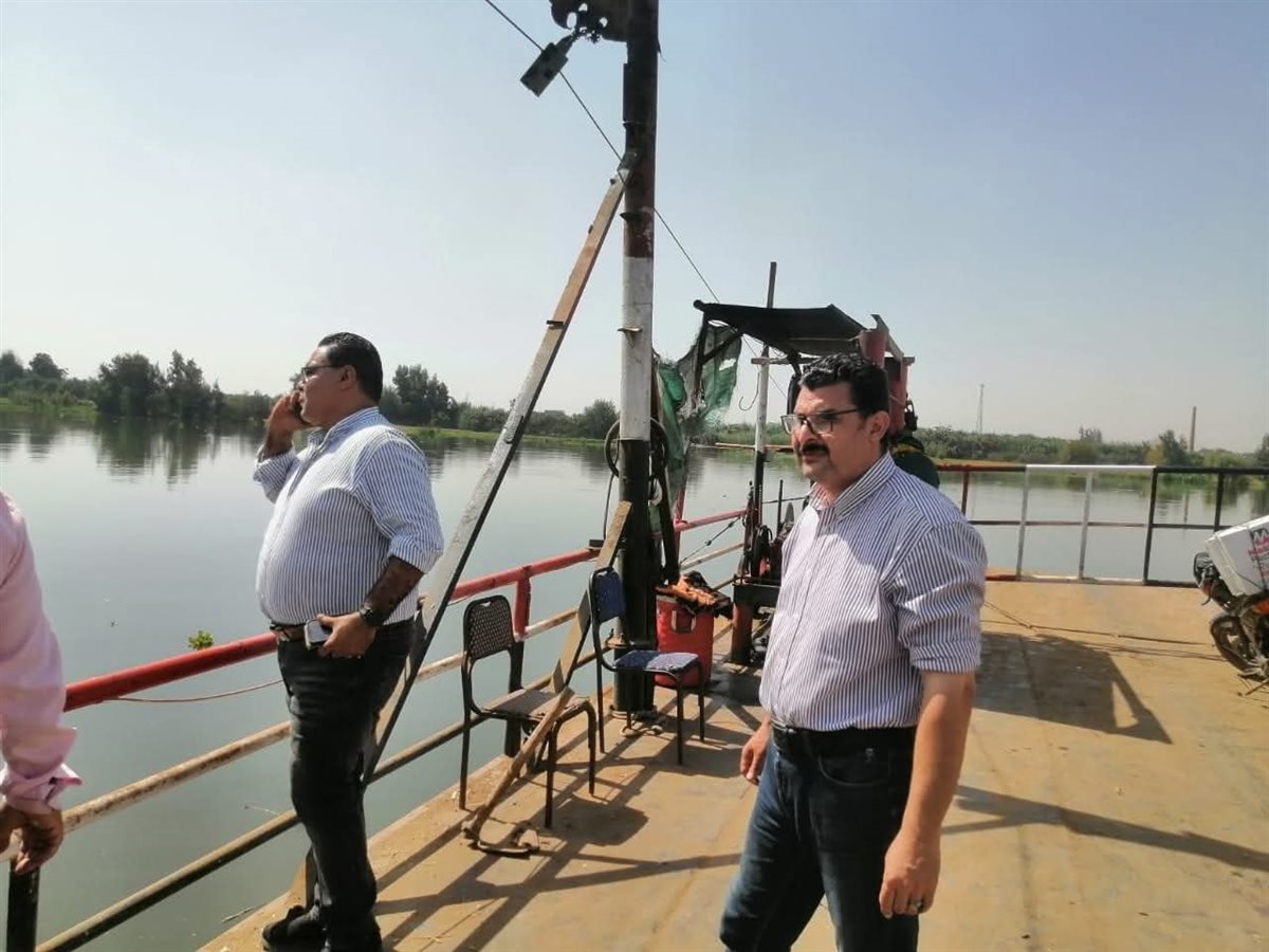 بعد ارتفاع المنسوب.. متابعة فرع رشيد بطنوب والتأكد من سلامة المعديات