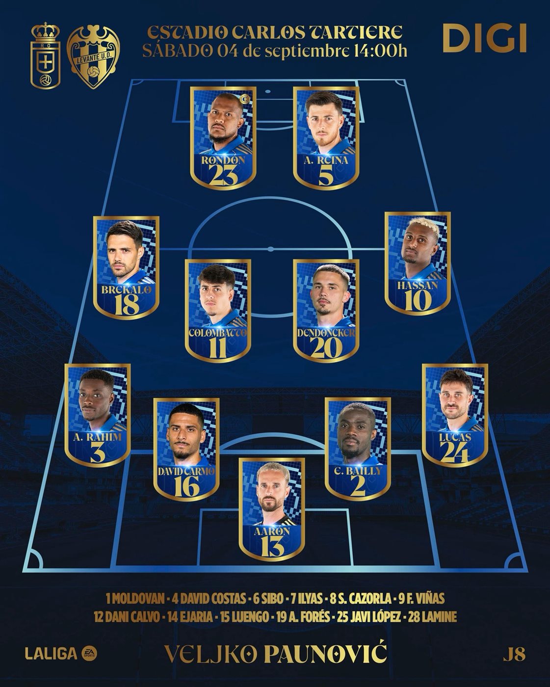 هيثم حسن يقود تشيكل ريال أوفييدو لمواجهة ليفانتي في الدوري الإسباني