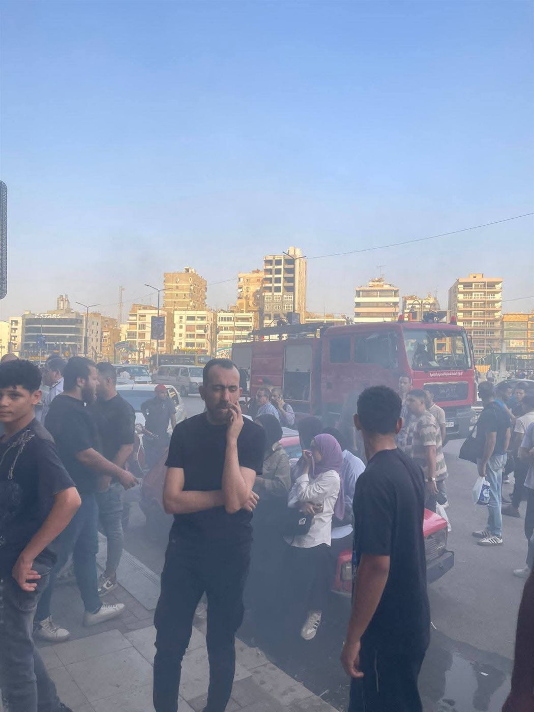 حريق شركة we