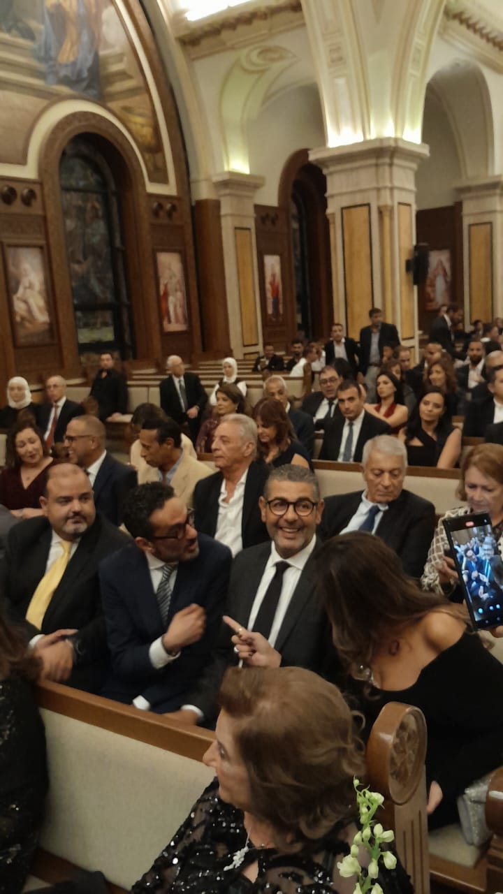 نجوم الفن والإعلام في حفل زفاف نجل هاني رمزي