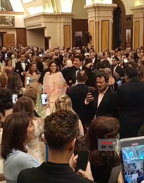 نجوم  الفن في حفل زفاف نجل هاني رمزي