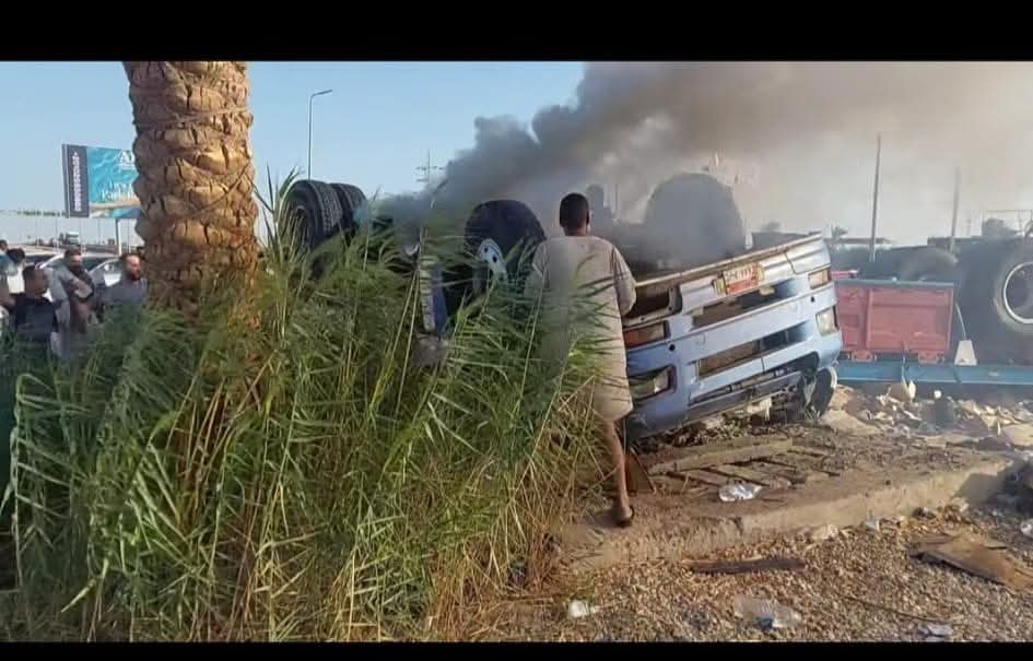 جانب من الحادث 