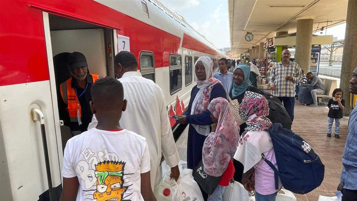 الرحلة الثالثة والعشرين لقطارات العودة الطوعية للسودانيين إلى وطنهم