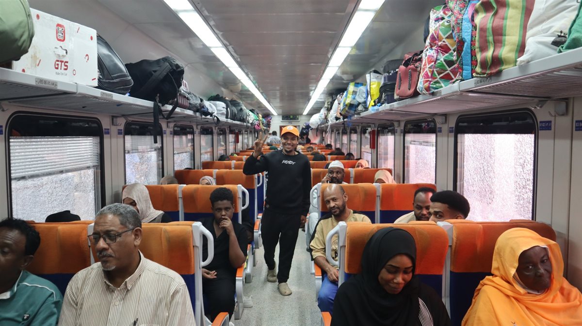 الرحلة الثالثة والعشرين لقطارات العودة الطوعية للسودانيين إلى وطنهم