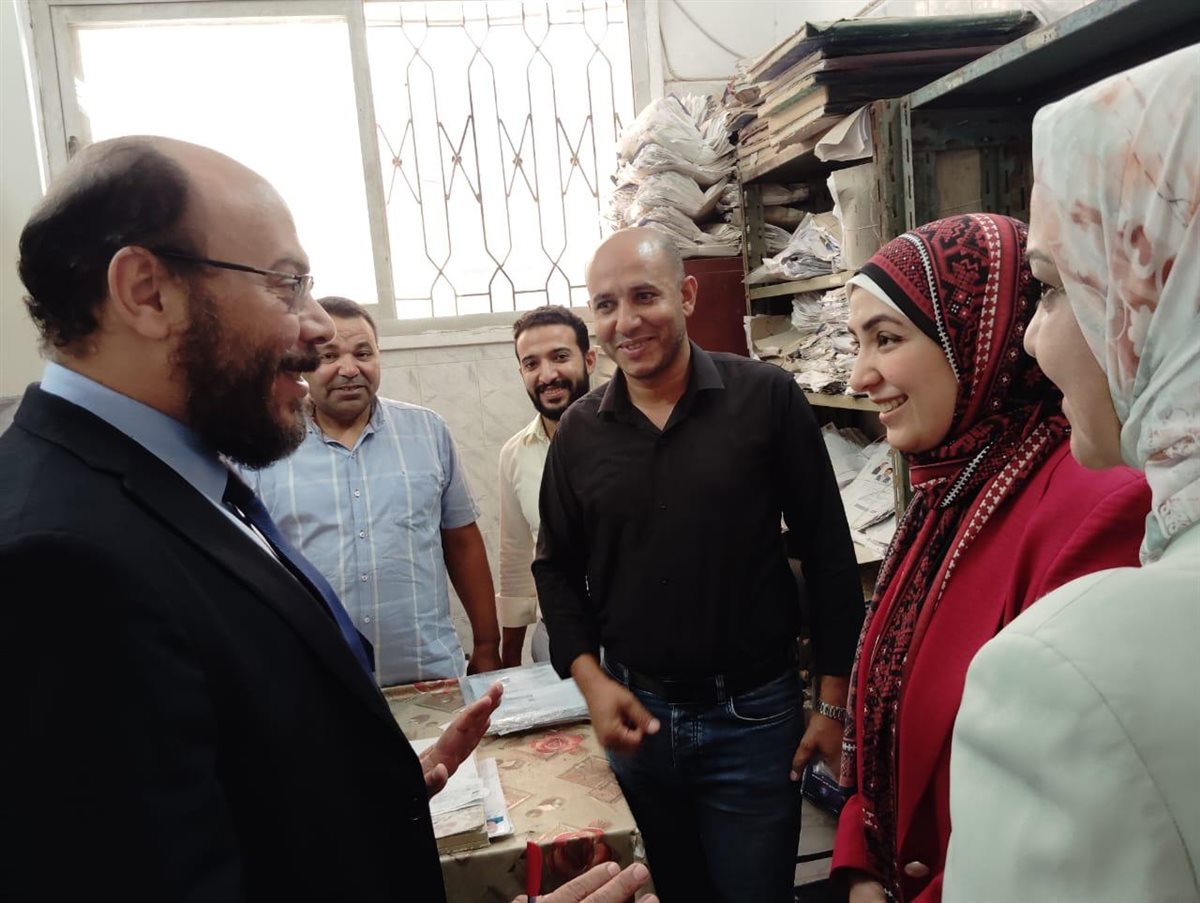 وكيلة وزارة الصحة بالفيوم تتفقد لجان الكشف على المرشحين لمجلس النواب