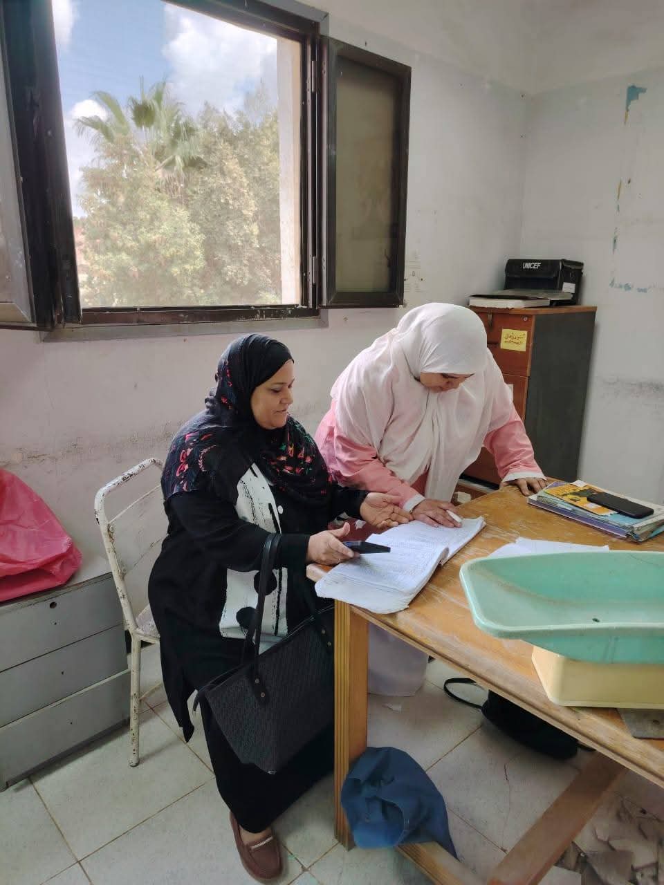 الوحدة الصحية بقرية حزي بالمنوفية 