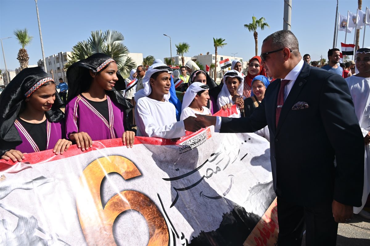 جنوب سيناء تحتفل بذكرى نصر أكتوبر