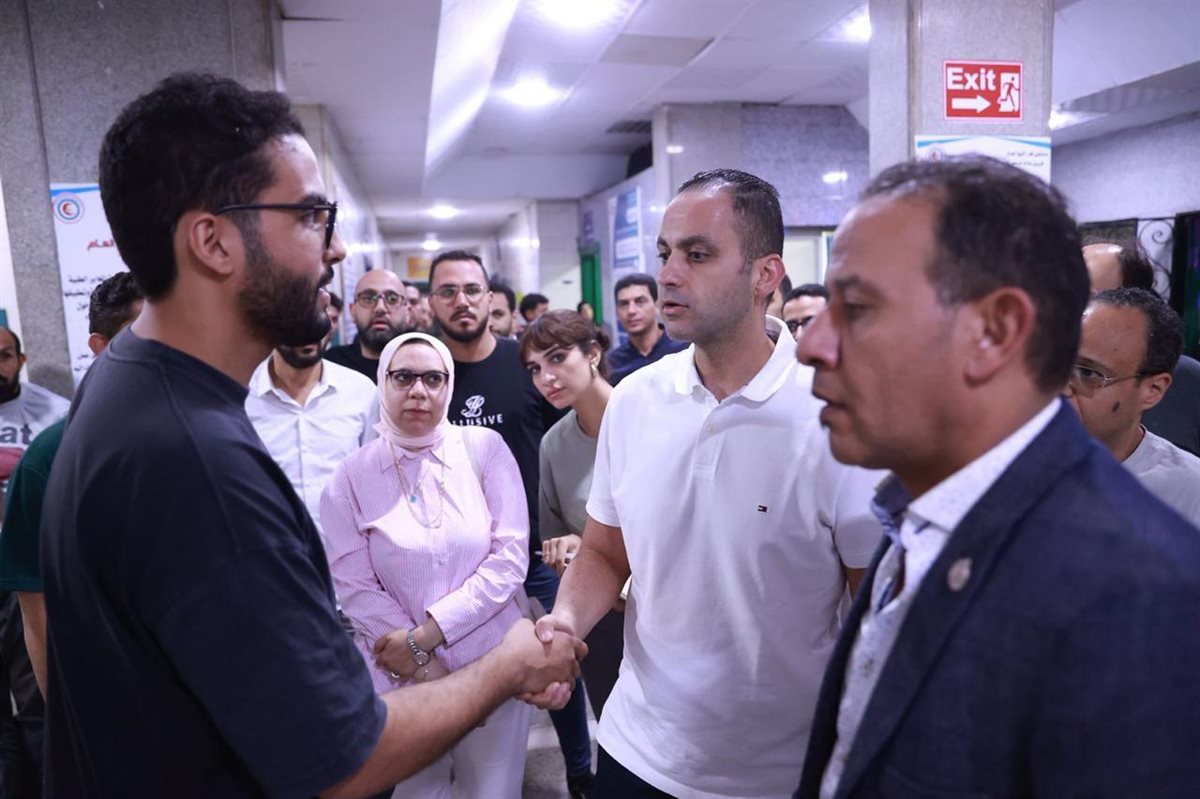 جولة نائب وزير الصحة لمستشفى كفر الشيخ