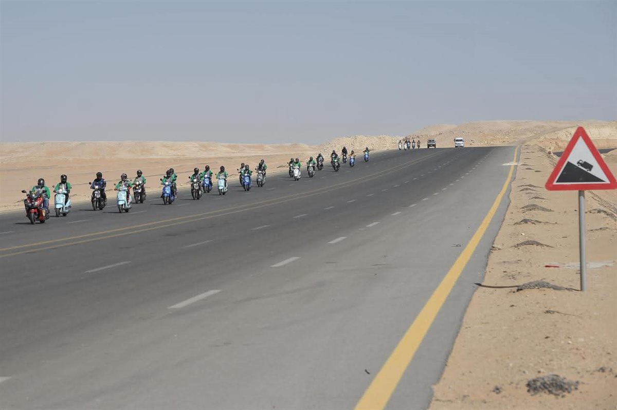 رالي تحدي عبور مصر يصل الوادى الجديد