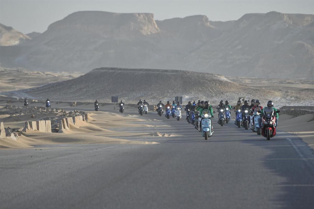 رالي تحدي عبور مصر يصل الوادى الجديد