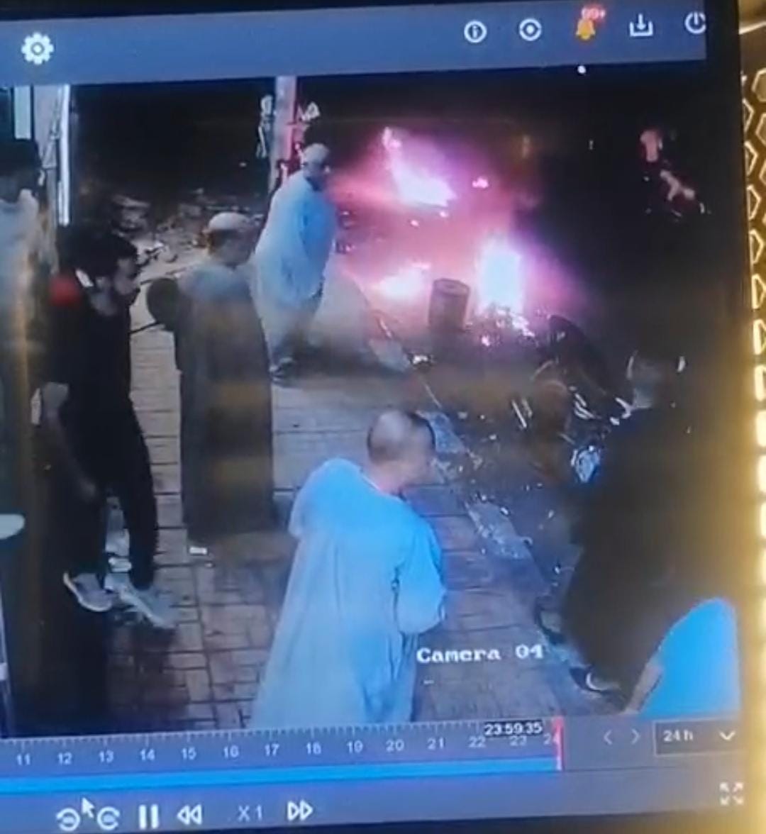 محاولة إشعال النيران بمحلات في قنا