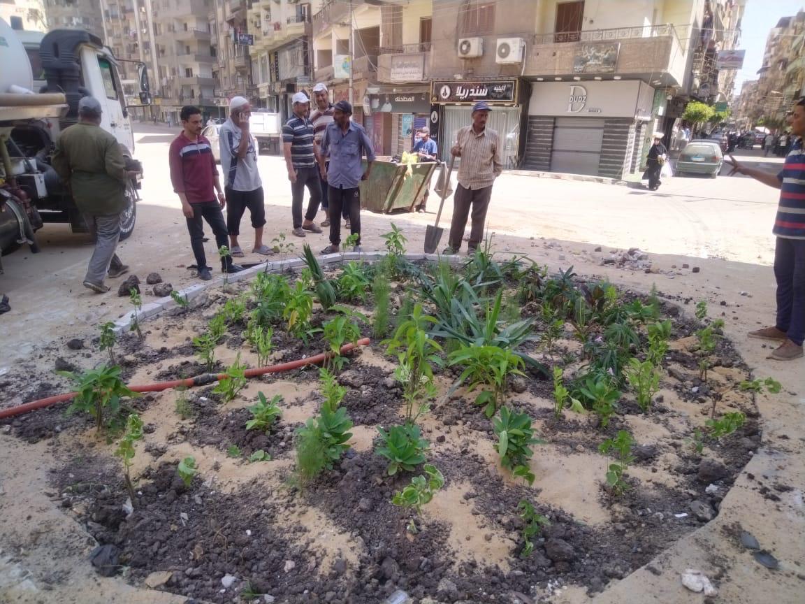 أعمال التشجير والتجميل 