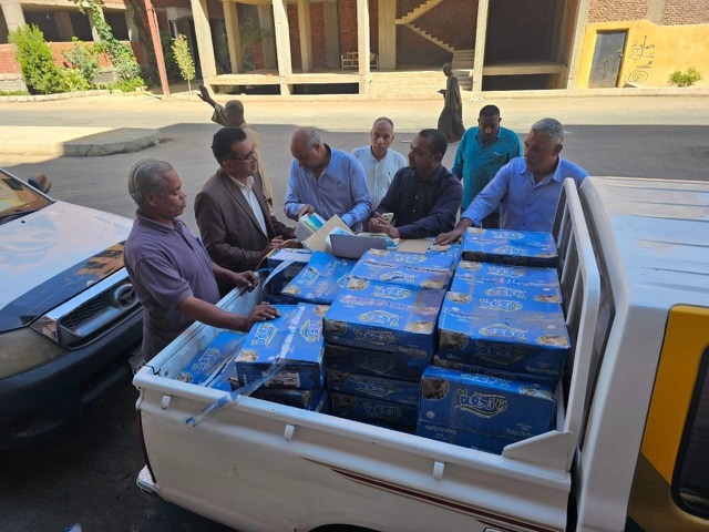 ضبط مواد غذائية منتهية الصلاحية بالأقصر