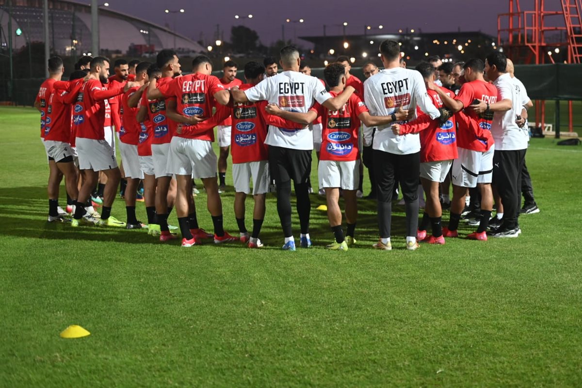 مران منتخب مصر المشارك في كأس العرب خلال معسكر المغرب