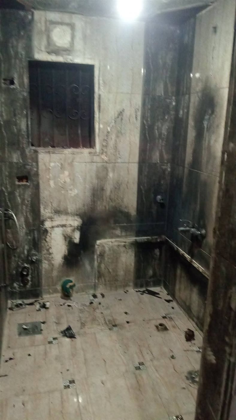 حريق منزل مدير ادارة بورفؤاد التعليمية 