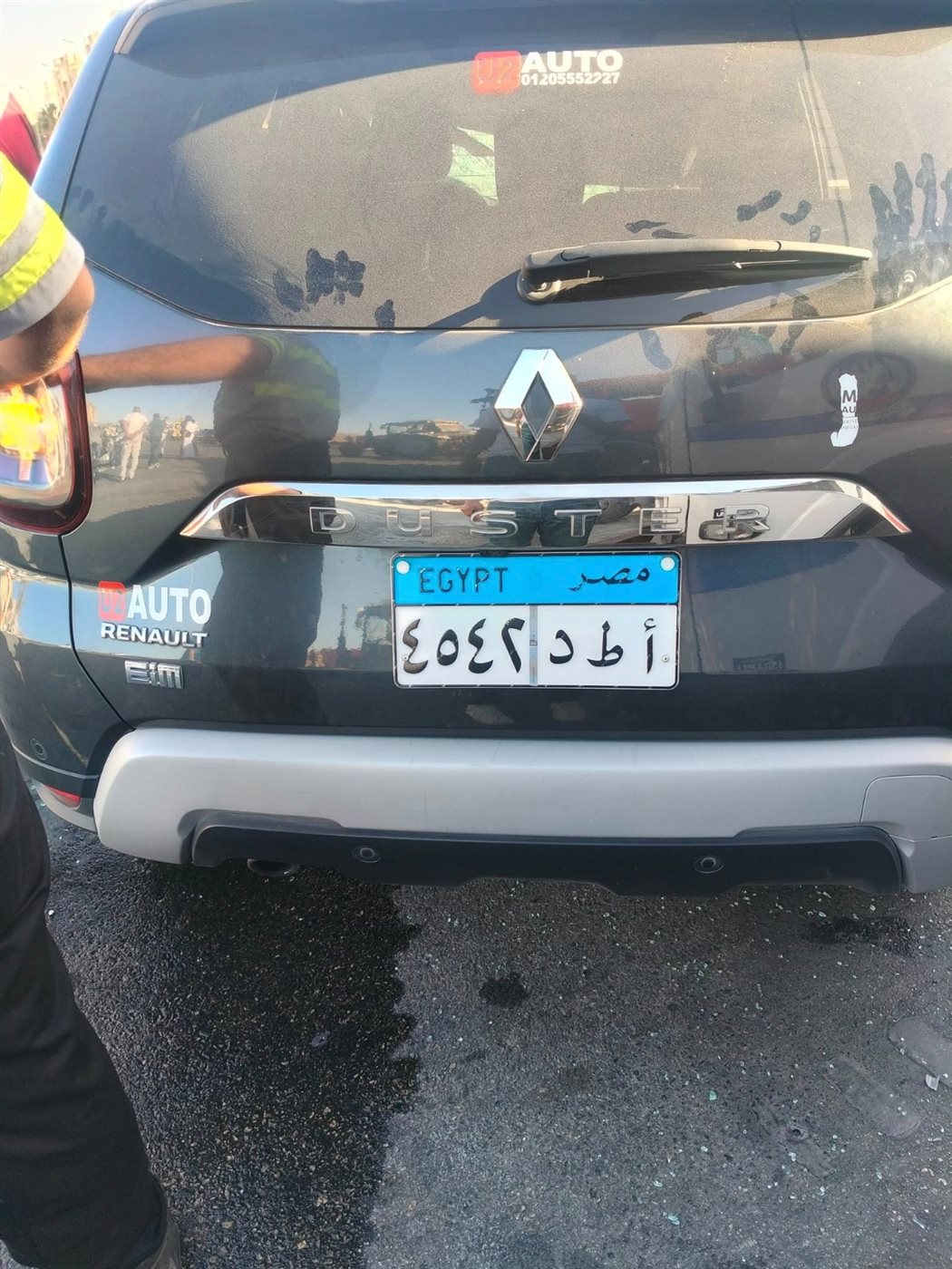 حادث تصادم بالتجمع الخامس