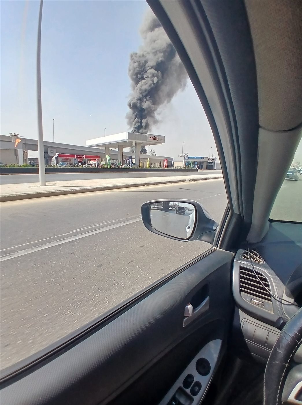 حريق بالمجزر الآلي بالمعادي 