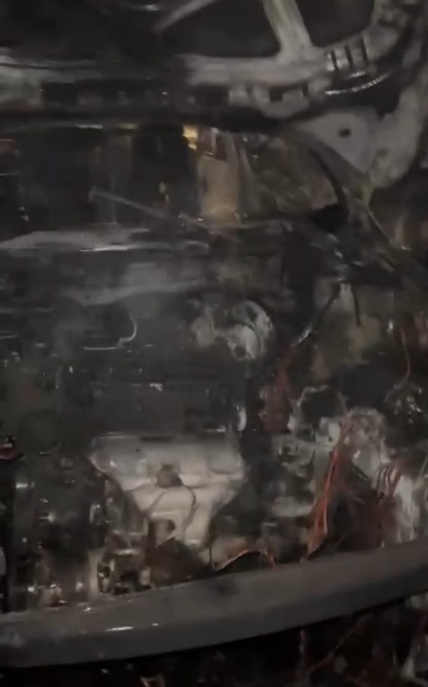 اثار الحريق 