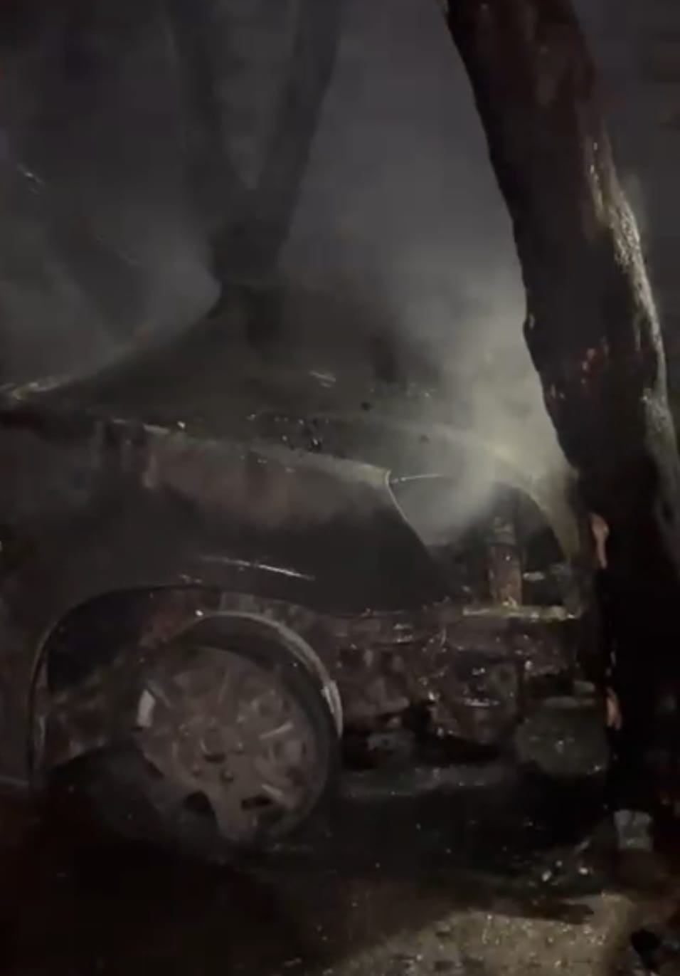 اثار الحريق 