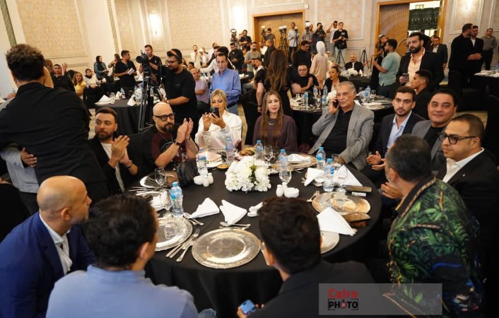 لقطات من احتفال المطربة مي فاروق بألبومها الجديد تاريخي بحضور نجوم الفن