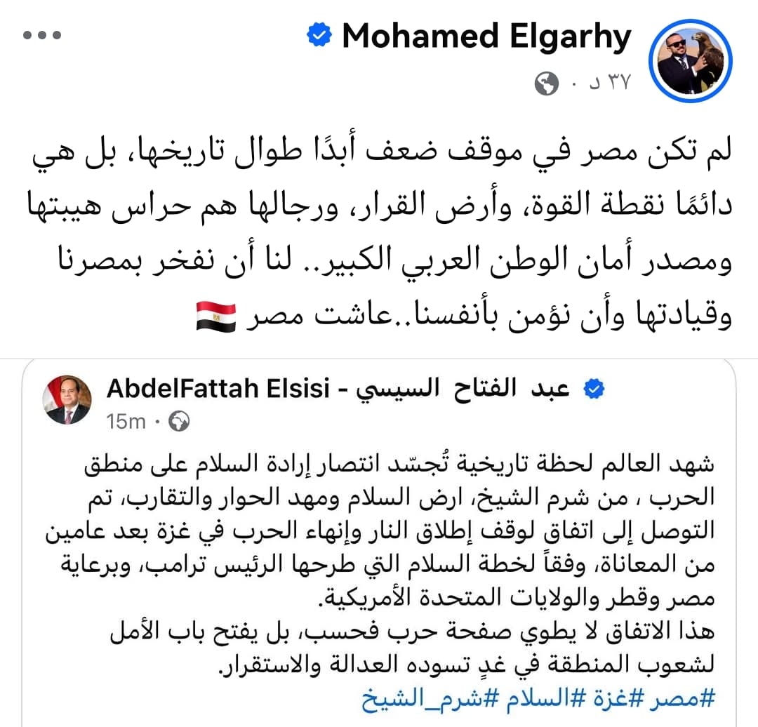 تعليق النائب محمد الجارحي
