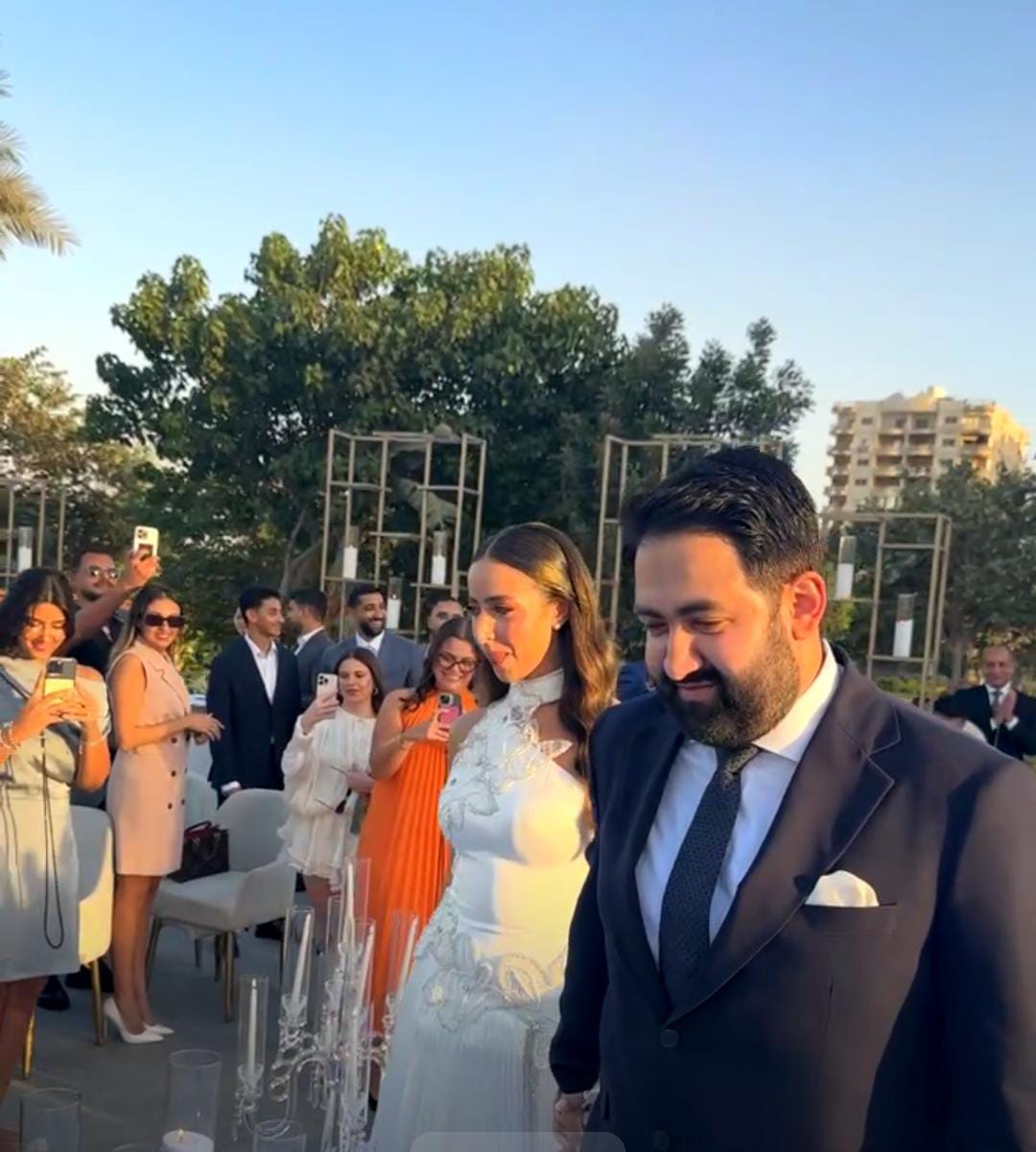 عقد قران عمر نجل الإعلامي خيري رمضان بحضور نجوم المجتمع