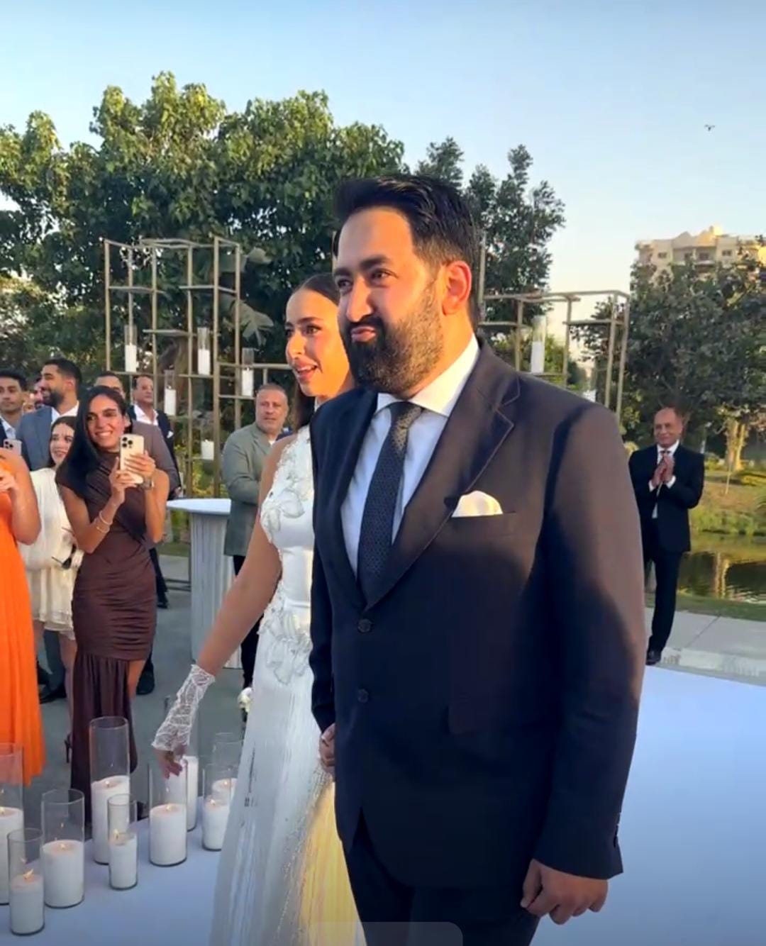 عقد قران عمر نجل الإعلامي خيري رمضان بحضور نجوم المجتمع