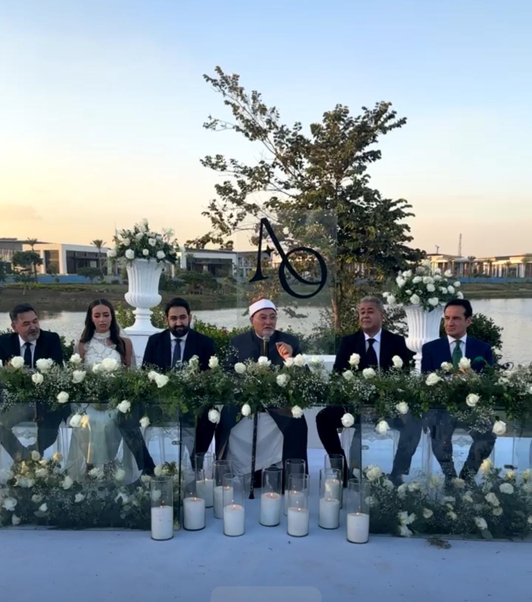 عقد قران عمر نجل الإعلامي خيري رمضان بحضور نجوم المجتمع