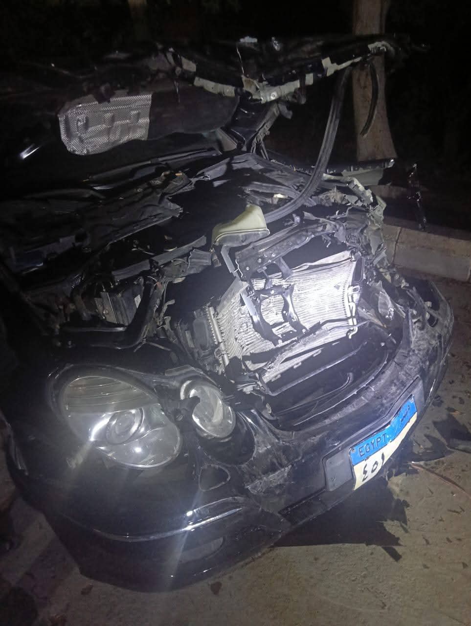 جانب من الحادث 