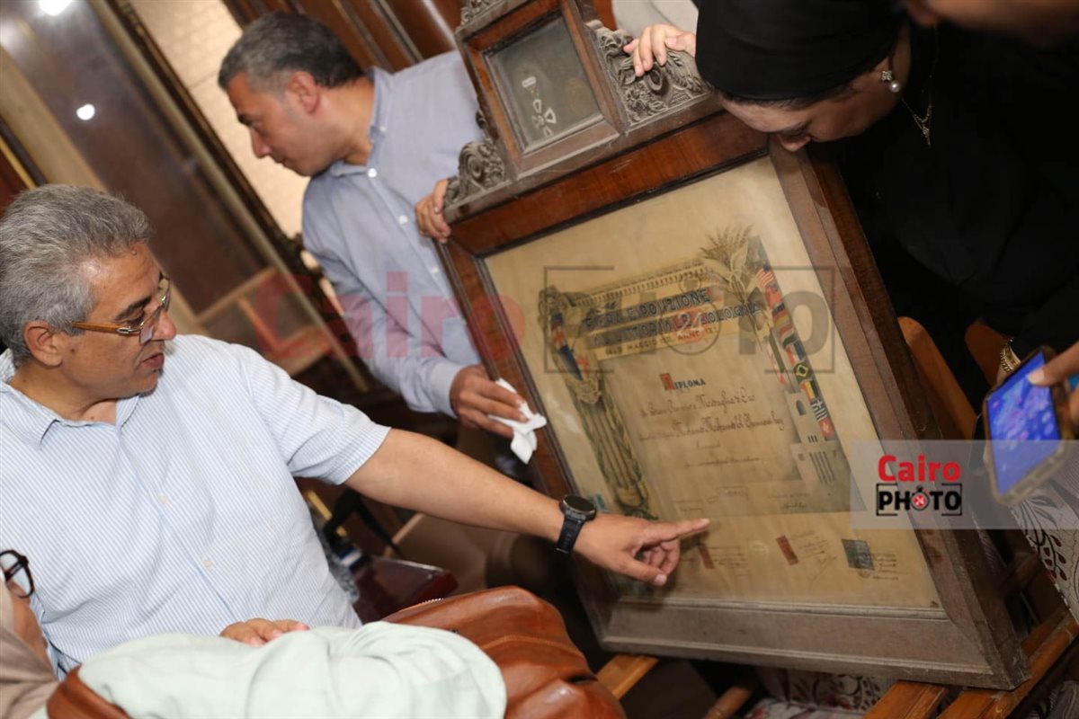 لوحة نادرة من قصر محمد بك الشناوي